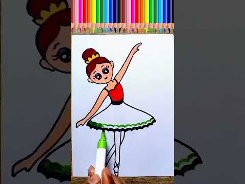 easily dancing girl drawing💃#shorts#girl#shortvideo#drawing#viralshorts#short#easyartwithbiplab