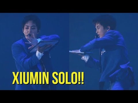 EXO Xiumin Solo Performance at EXO’s ElyXiOnDot Tour in Seoul is Trending on Twitter #시우민솔로