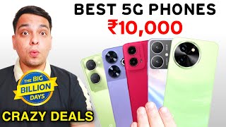 Top 5 Best 5G Phones Under ₹10,000 in Flipkart Big Billion Day 2024 Sale & Amazon Sale | Crazy Deals