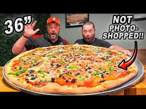 The Biggest Pizza I've Ever Attempted | Sal's 36-Inch "Godfather" Pizza Challenge!!