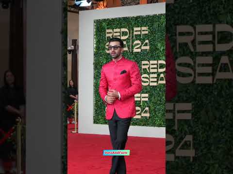 Ranbir Kapoor posses for photo on the Red Carpet At Red Sea Film Festival 2024 in Jeddah.