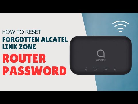 How to Reset Forgotten Alcatel   Link Zone Router Password?