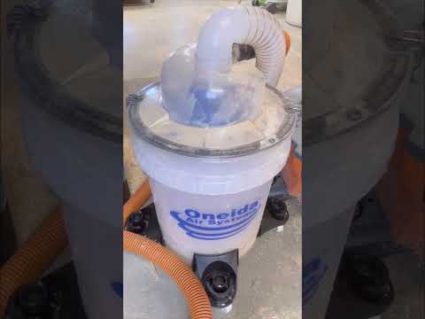 Low-Pro Dust Deputy flexing… #asmrsounds #woodworking #dust