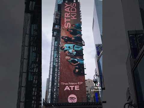 Stray Kids 스트레이 키즈 ATE 뉴욕 타임스퀘어 광고 NY Times Square billboard ad 2024.07.22