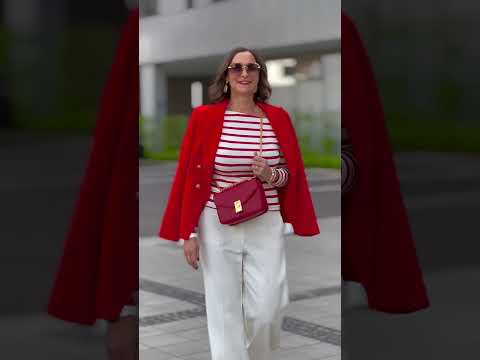 what a classic outfit ♥️ #shortsvideo #fashion #over60fashion #over50style #style