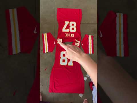 Flipping a jersey into a dress