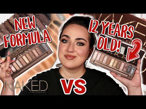 URBAN DECAY'S NAKED "NEW & IMPROVED FORMULA" VS MY 12 YEAR OLD NAKED PALETTE! WHAT CHANGED?