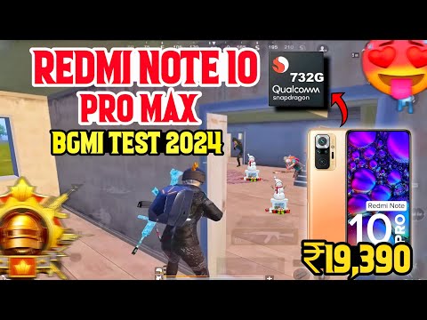 REDMI NOTE 10 PRO MAX | BGMI TEST 2024🥵