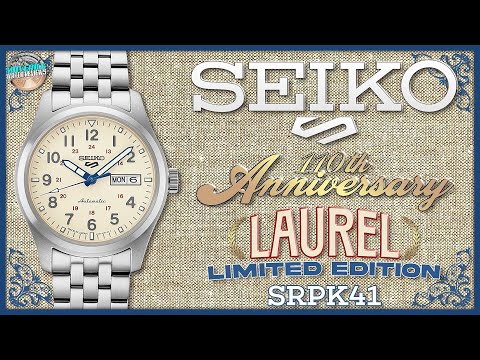 Seiko Killed It With This One! | Seiko 5 110th Anniversary Laurel Field Watch SRPK41 | A Must Have!