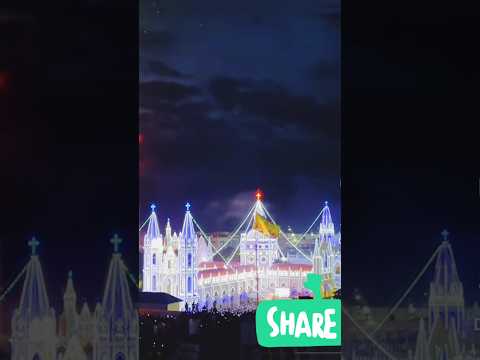 Velankanni light show 2024#shortsfeed#velankanni#velankanniflaghoisting#velankannilightshow#festival