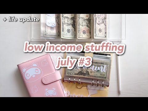 cash envelope stuffing | july #3 | low/variable income budget | sinking funds