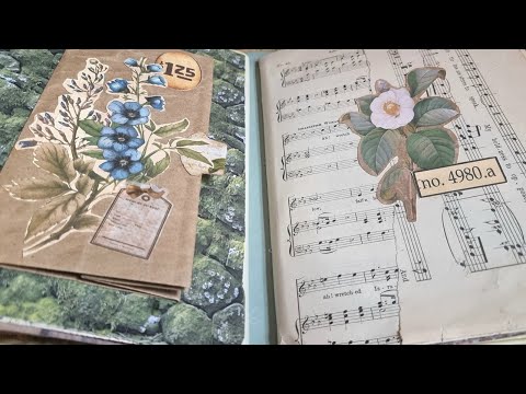 Creating Hardback Botanical Journals - 3 Ways - Part 2