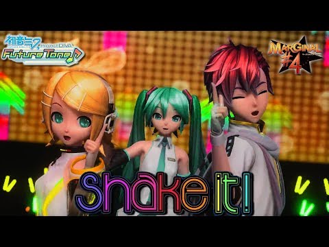 【初音ミク V3, 鏡音リン V4X & 桐原アトム】Shake it! 【VOCALOID4xMARGINAL#4カバー】