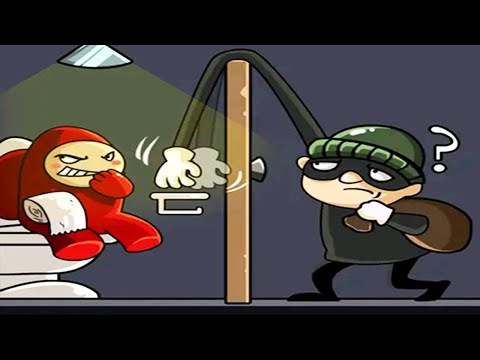 Thief master - Funny Man Thieves Puzzle Game - Levels 1 - 50 - Gameplay Walkthrough Part 1