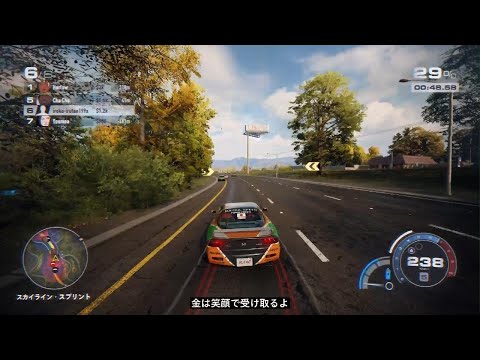 Need for Speed Unbound_ストーリー　このレースはお金稼ぎやすいかもただレース参加費かかるのが痛い💦