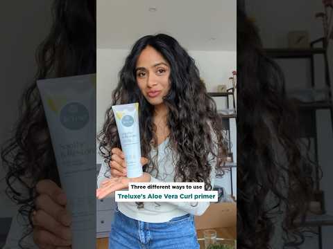 Aloe Vera Curl Primer Review | Treluxe Review | Curly Hair Routine | Wavy Hair Primer | Hair Care