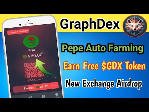 GraphDex Exchange Airdrop || Mine Free PepeCoin & $GDX Token || GraphDex Withdrawal Instant Airdrop