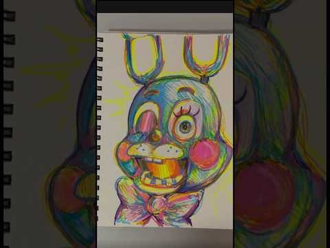 #art #drawing #artandcraft #artist #artdrawing #drawing #mixedmedia #fnaf #bonnie #traditionalart