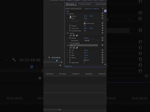 Premiere Pro Tips | Crop Effect | #videoediting #kannadaeditingvideos #premierepro