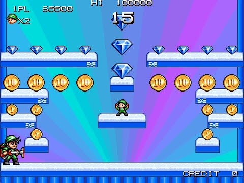 Tumblepop 通關｜抓鬼大師｜吸塵器小子｜ARCADE 街機遊戲