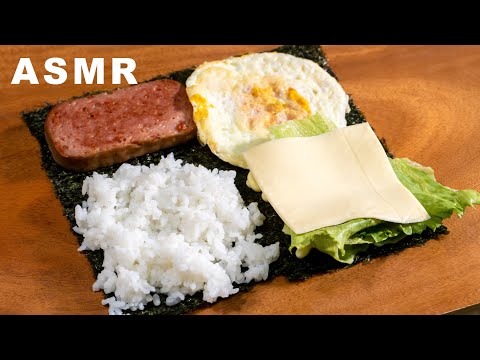 网红折叠午餐肉寿司三明治 Folded Spam Kimbap 🍙 Viral Sushi Sandwich Wrap [ASMR]