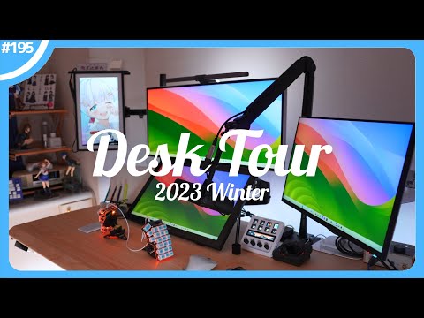 【 Desk Setup 2023 Winter 】The super comfortable desk where I spend every day.