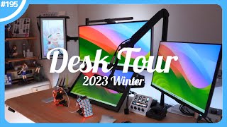 【 デスクツアー 】ガジェットオタク4年目の僕が、毎日過ごす超快適デスク。| Desk Setup 2023 Winter