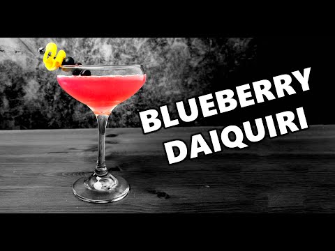 How To Make The Best Blueberry Daiquiri Cocktail