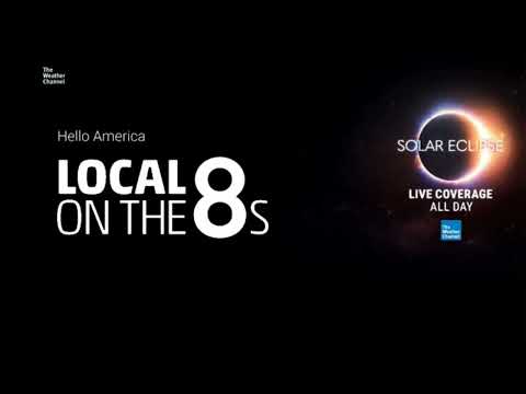 Local On The 8s National Feed Forecast From Morning of Solar Eclipse