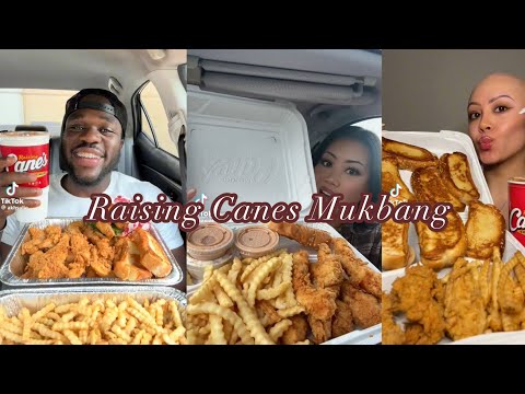 Raising Canes Mukbang Compilation