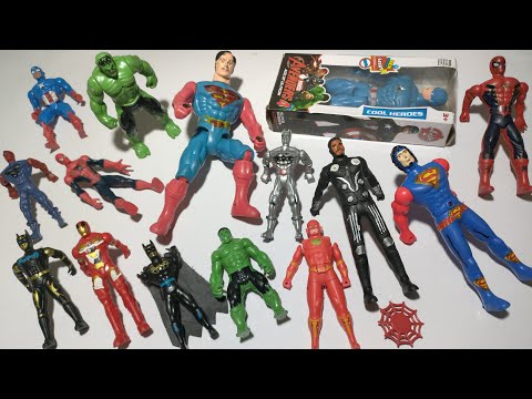 AVENGERS TOYS/Action Figures/Unboxing/Cheap Price/Superman, Captain America, Thor, Spiderman/Toys