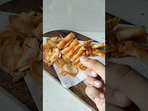 Instant Potato Chips || 2 Ways Potato Chips 😍 #viralvideo #shortsvideo