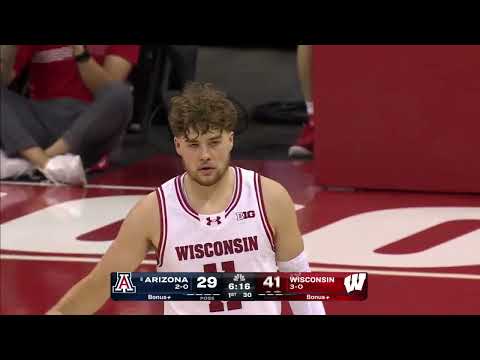 Highlights vs Arizona || Wisconsin Basketball || November 15, 2024