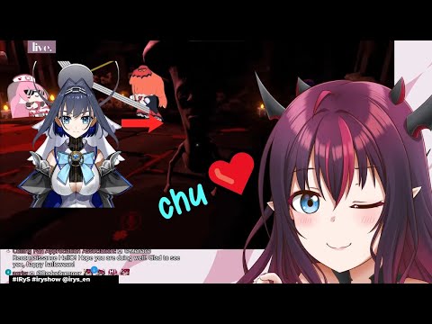 Kronii Kissing Gura & IRyS During The Hololive EN Halloween Collab!