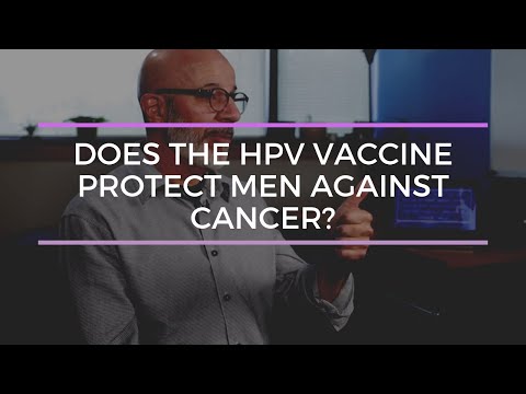 Does the HPV vaccine protect men against cancer?