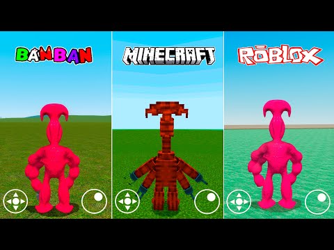 What if I Become Syringeon MINECRAFT vs ROBLOX vs Garten of banban 7