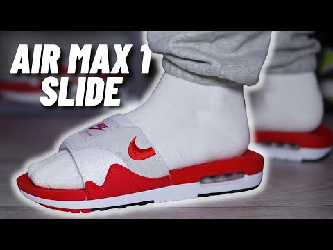 WHY DID THEY DO THIS!? Nike Air Max 1 Slide On Feet Review