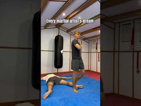 Every martial artist’s dream…