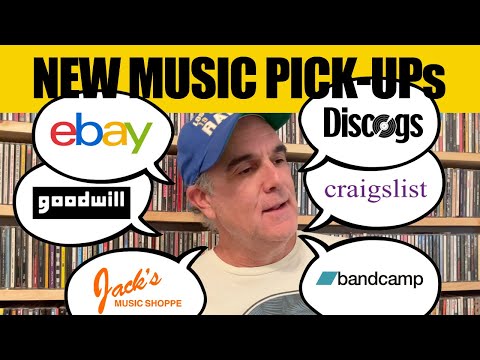 New Music Pickups // CDs! Vinyl! eBay Discogs Goodwill Craigslist finds // physical media // CD haul