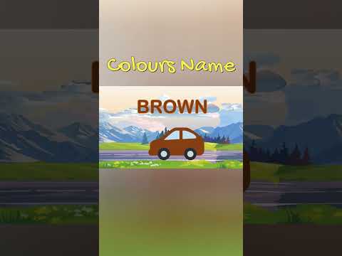 Colour Name in English | Colours Name with Spelling For Kids