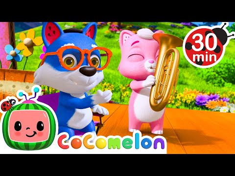 Animal Musical Talent Show + MORE CoComelon JJ's Animal Time | Kids Songs | Animal Songs for Babies