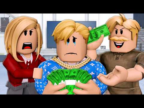 His SPOILED FAMILY Used Him For HIS MONEY! (A Roblox Movie)