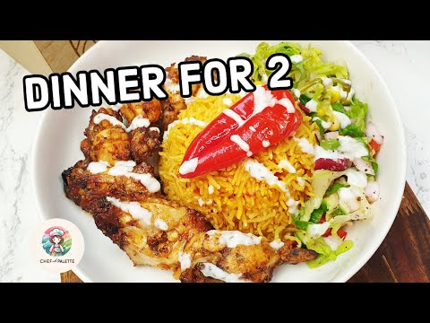 Dinner for two within 30 minutes | Easy quick Chicken Rice Dinner Recipe |