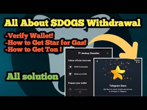 How to get Stars in Telegram! How to verify telegram wallet!