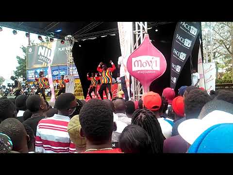 MUSIC DIARY DANCERS UG PERFORMING AT KYADONDO RUGBY GROUNDS ON ZINA SOSH BY GALAXY F.M