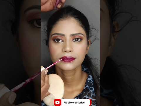 Maroon Shade perfect Lipstick Everyday Lipsticks for Indian skin #shorts #lipstick #shortvideo