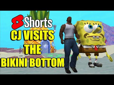 CJ visits the Bikini Bottom