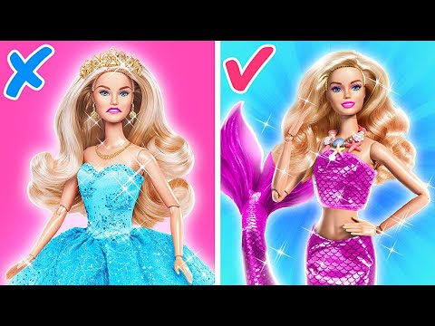 From Barbie to Mermaid 🧜‍♀️ | Amazing Doll Gadgets & Crafts for Makeovers by Imagine PlayWorld