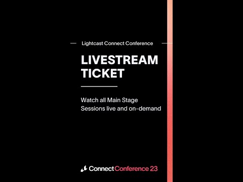 Connect Livestream Ticket