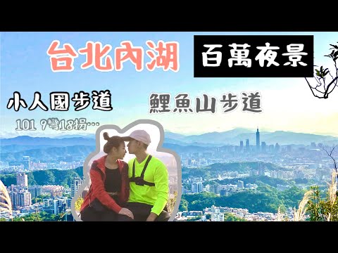 台北內湖 鯉魚山親山步道 又稱「小人國登山步道」 台北夜景 輕鬆休閒等級『登山不唬爛』